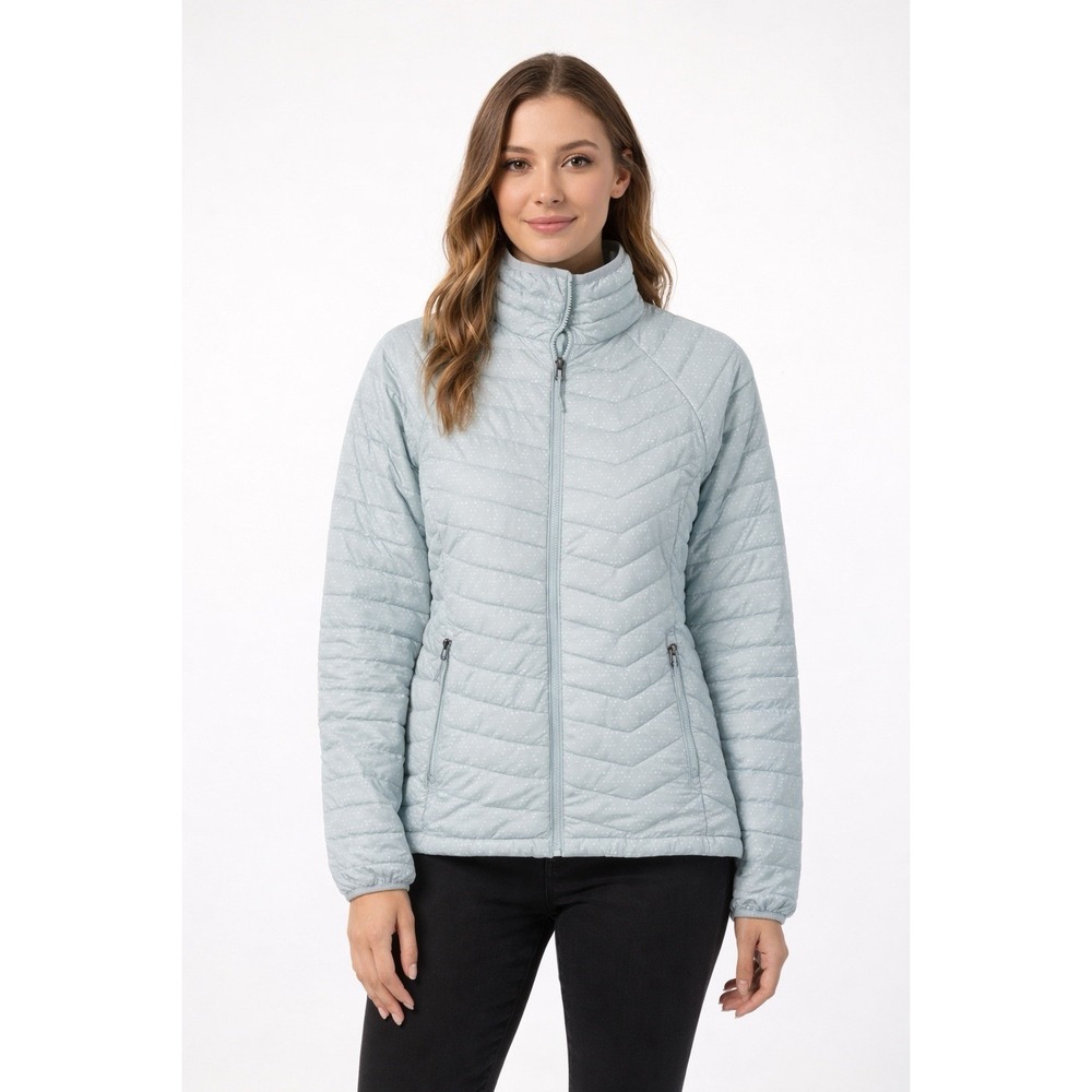 Columbia Women's Medium Quilted Puffer Jacket Gray